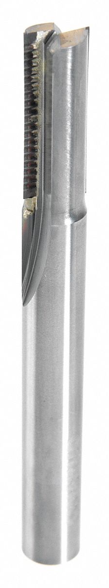 Solid Router Bit, 1/2", Straight Flute