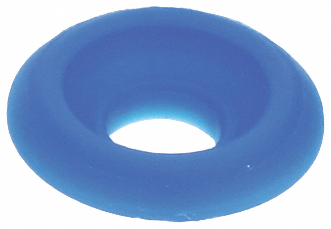 Index Ring: Plastic, For Cold Handle Type, Color Index, Blue, 9/16 in Overall Dia