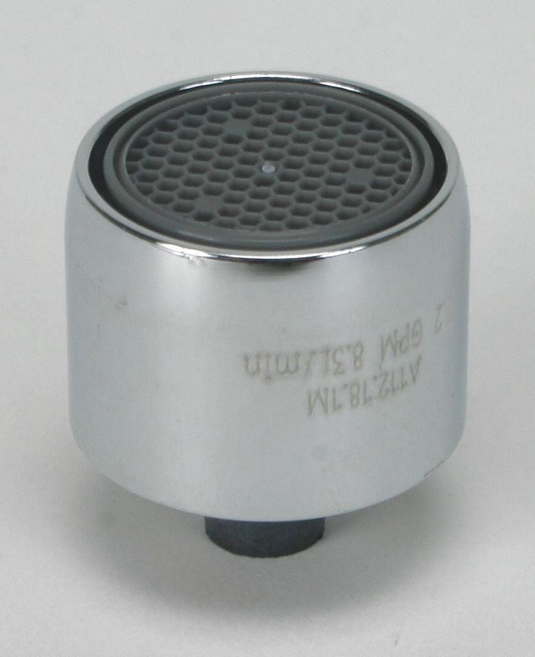 Outlet: 1.2 gpm Flow Rate, Aerated Flow Outlet, Brass, Chrome Finish, Female, UNS