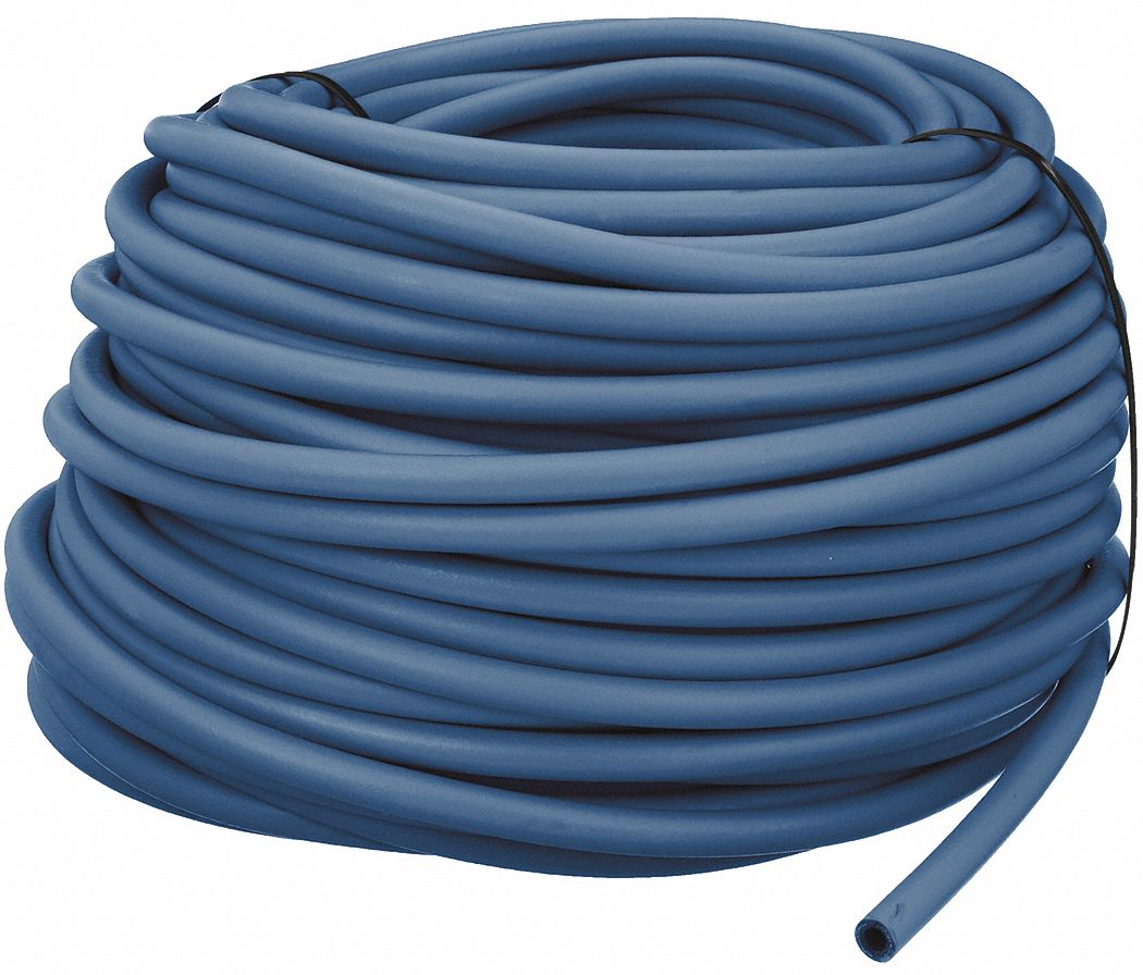 PUSH-ON HOSE,250 FT L,BLUE,NITRILE