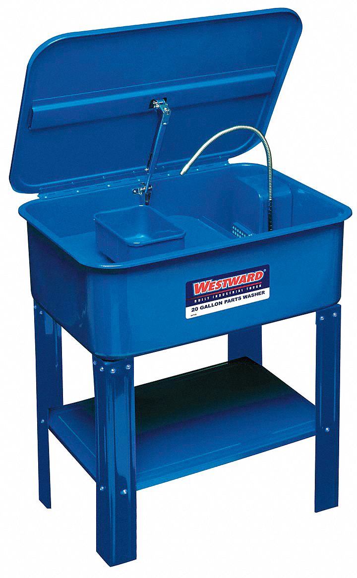 20 Gallon Parts Washer, Heated Parts Washer