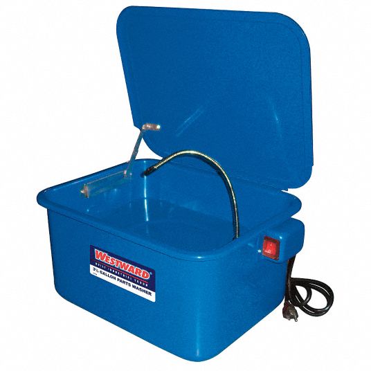 WESTWARD Water Based Parts Washer 3.5 gal Tank Capacity, 29.1 lb Load