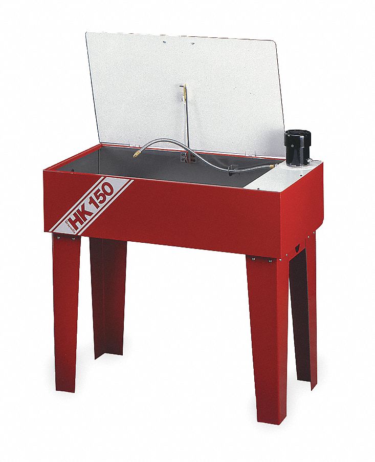 GRAYMILLS Parts Washer, Solvent, 5 Gal, Length 30 In 4KTW7HK150A