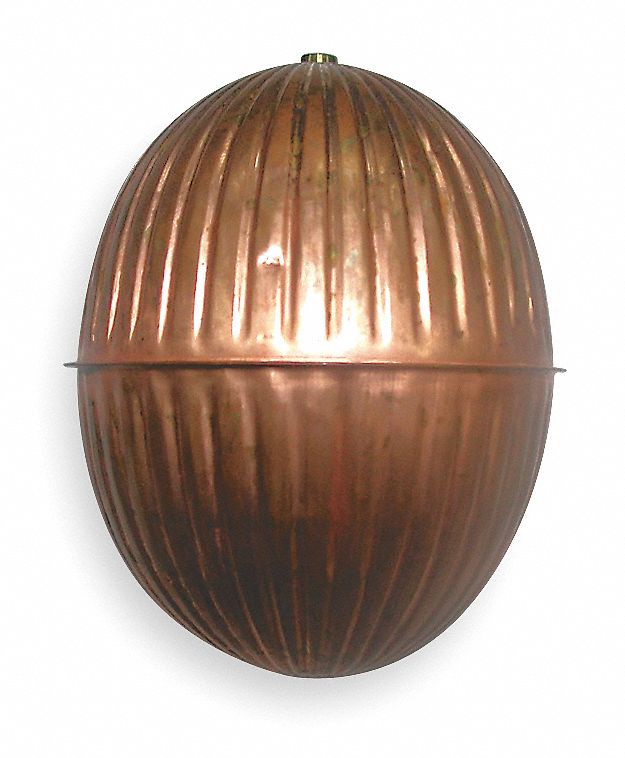 DAYTON Round Float Ball, 4 in dia., Copper 4KU664KU66 Grainger