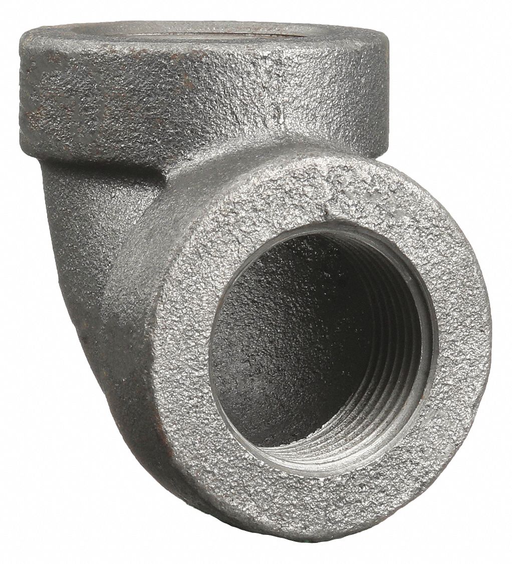 90 °  ELBOW: CAST IRON, 2 IN X 2 IN FITTING PIPE SIZE, FEMALE NPT X FEMALE NPT, CLASS 125