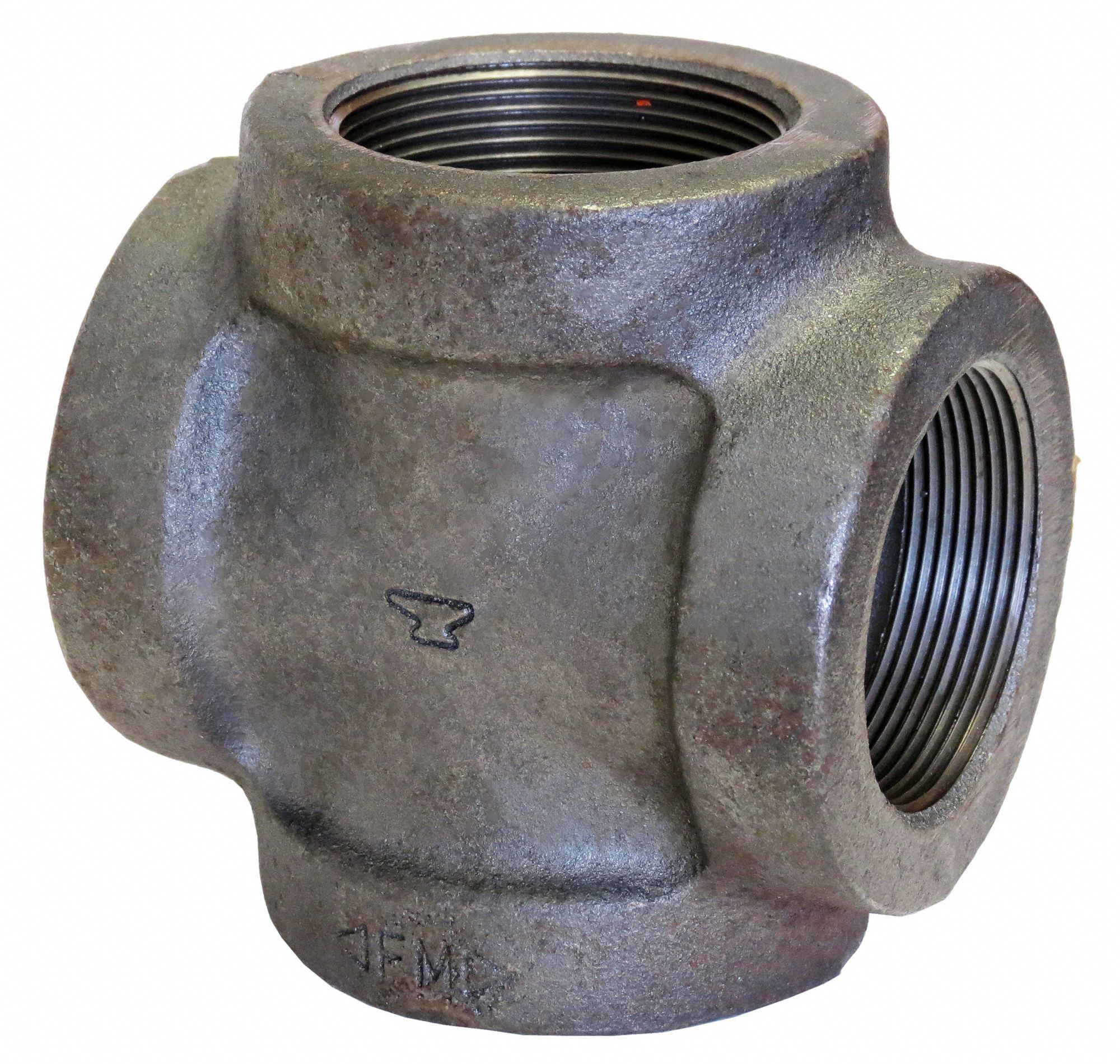 Cross: Cast Iron, 2 1/2 in x 2 1/2 in x 2 1/2 in x 2 1/2 in Fitting Pipe Size, Class 125