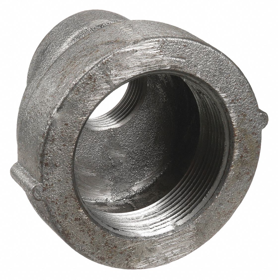 ECCENTRIC REDUCER COUPLING: CAST IRON, 1 IN X ½ IN FITTING, FEMALE NPT X FEMALE NPT