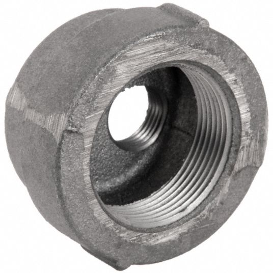 Cast Iron, 2 in x 3/4 in Fitting Pipe Size, Eccentric Reducer Coupling ...