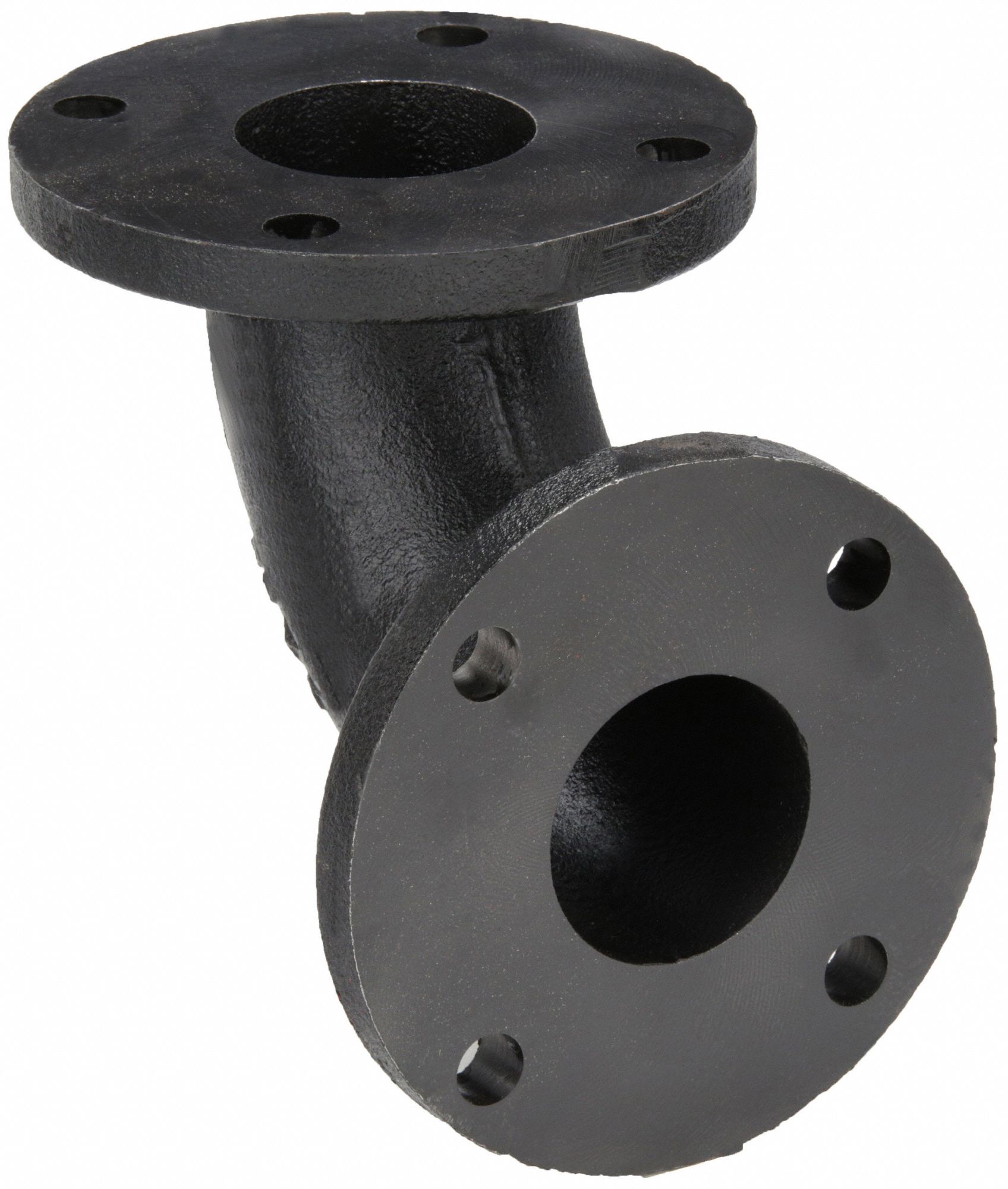 90° Elbow: Cast Iron, 2 in x 2 in Fitting Pipe Size, Class 125, Flanged x Flanged