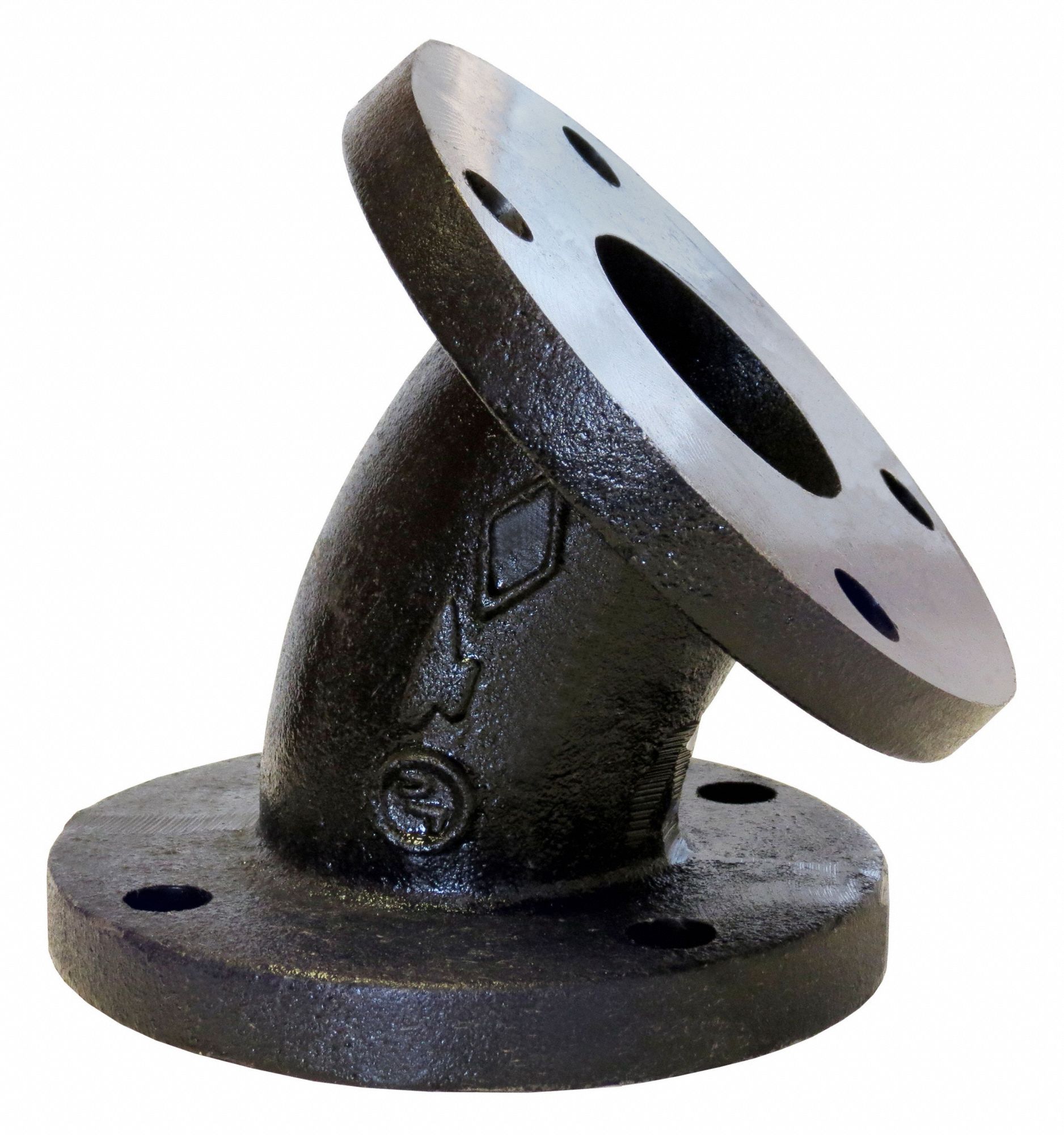 Cast Iron, 3 in x 3 in Fitting Pipe Size, 45° Elbow 4KWD60306019605