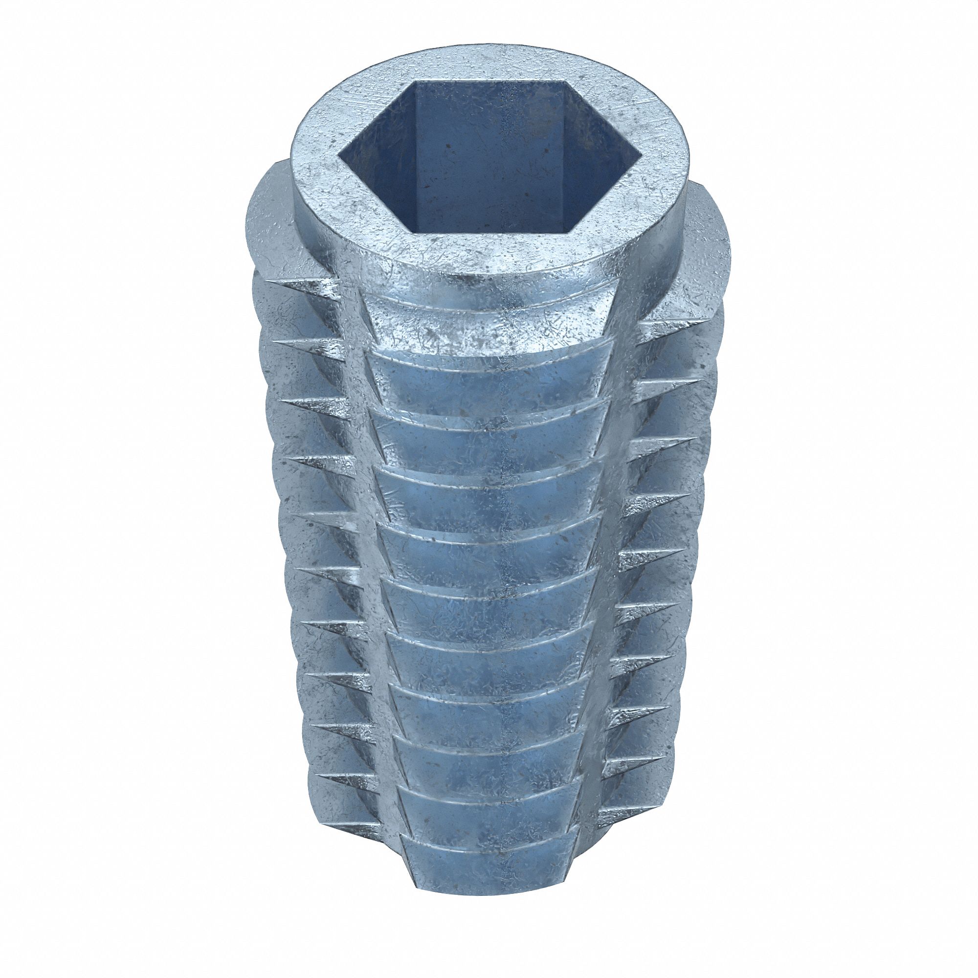 M61.00 Int Thrd Sz, 20 mm Overall Lg, Hex Drive Threaded Insert