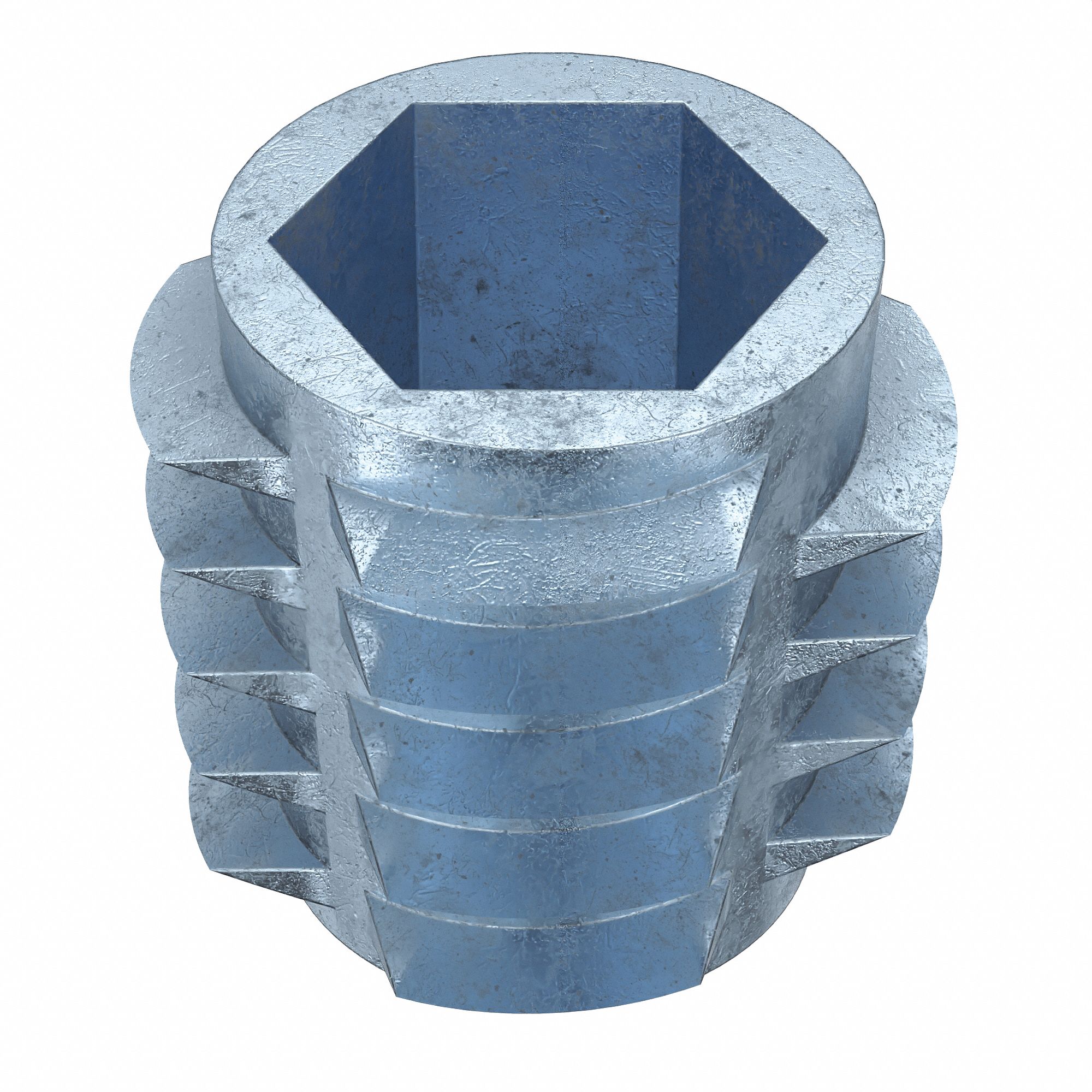 M81.25 Int Thrd Sz, 13 mm Overall Lg, Hex Drive Threaded Insert