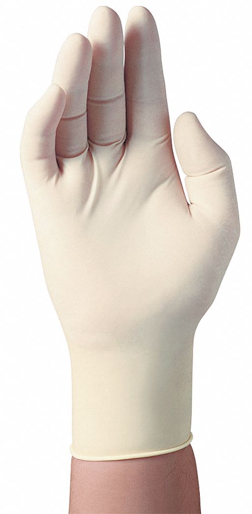 Latex M PK100 Disposable Gloves Natural 
