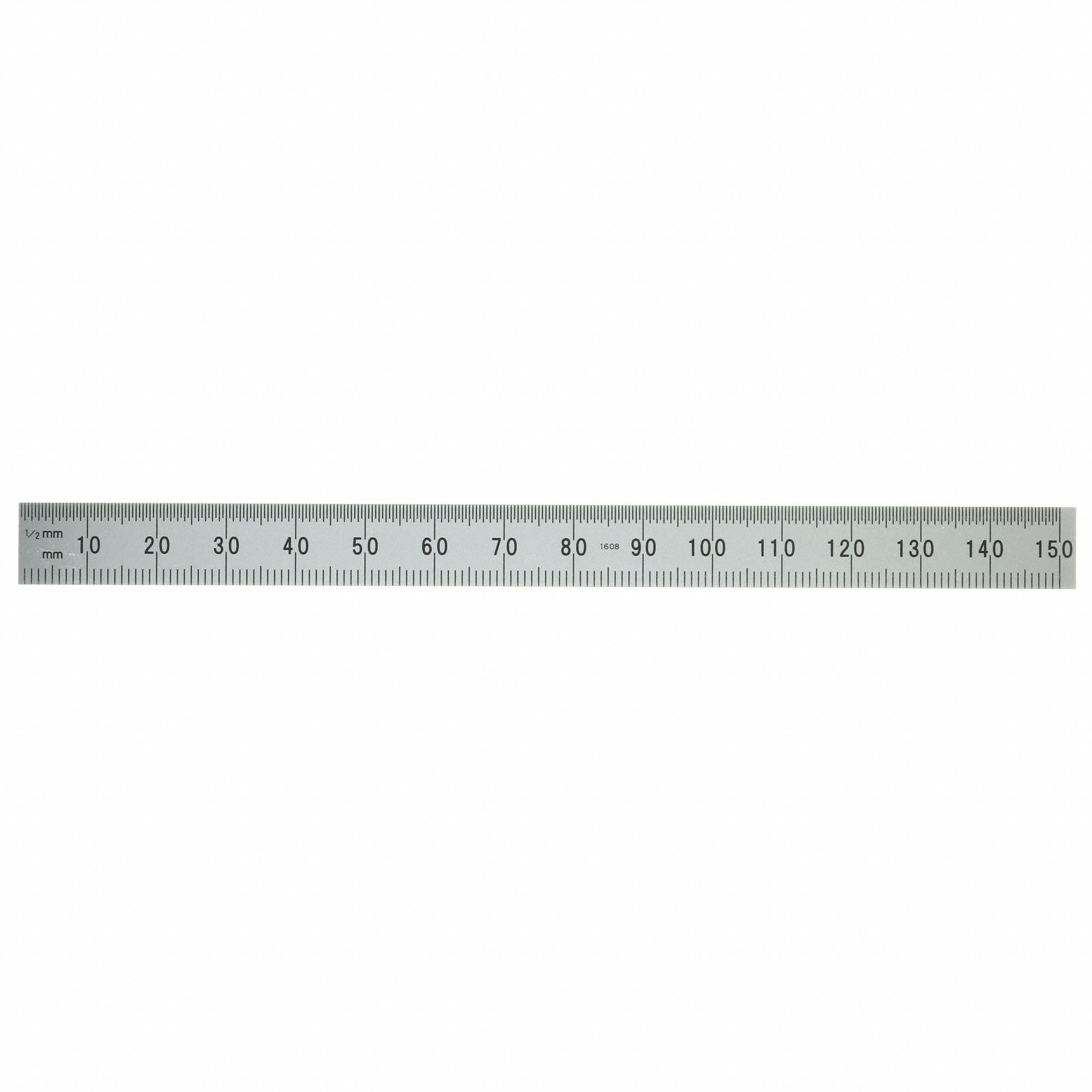 MITUTOYO Flexible Rule, SS, 150 x 13mm - 4LA66|182-208 - Grainger