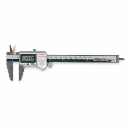 MITUTOYO Digital Caliper, SPC Output No, Accuracy +/0.001 in/0.02 mm