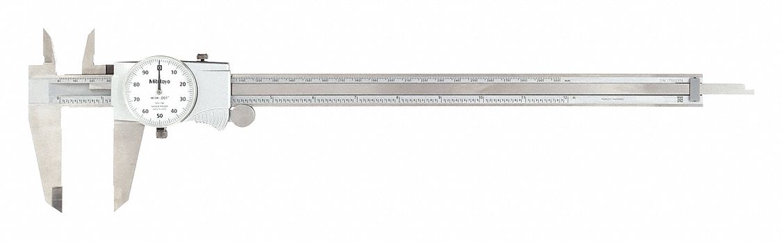 DIAMETER CALIPER, 0 TO 12 IN RANGE, +/-02 IN ACCURACY, 01 IN GRADUATION, 4-WAY