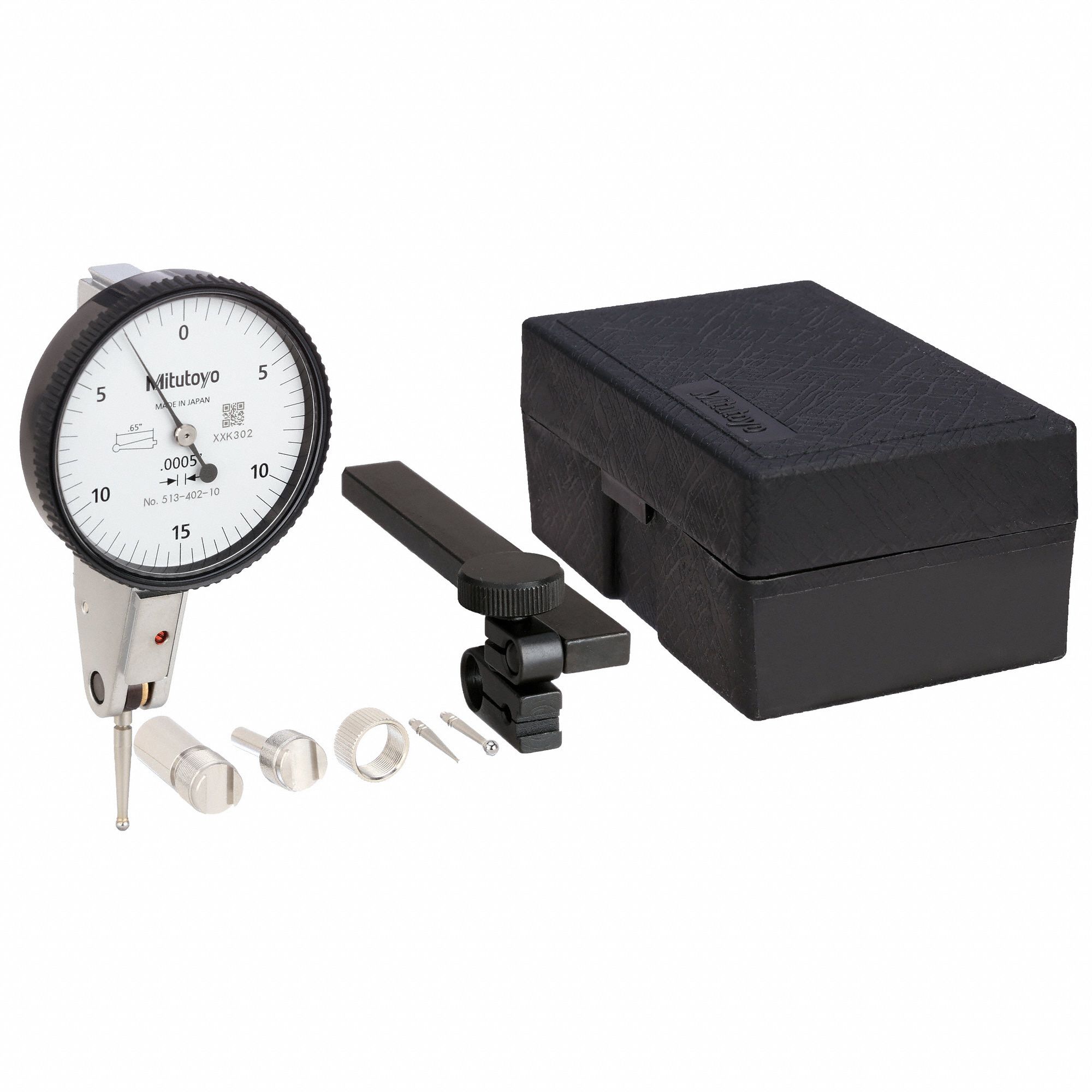 MITUTOYO Horizontal Dial Test Indicator Horizontal, 0 in to 0.03 in