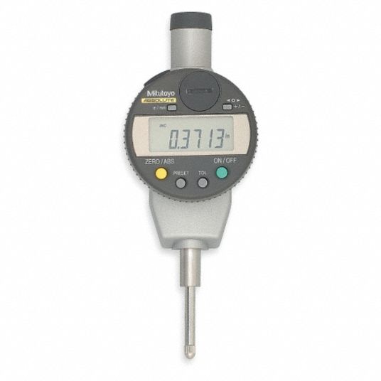 Electronic Digital Indicator, Range 1 in/25 mm, Accuracy 0.00012 in Grainger