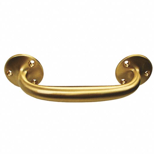 Cast Brass Pull Handle with Matte Finish, Brass; Hardware Included ...