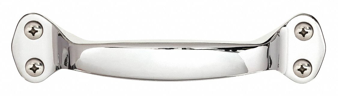 PULL HANDLE,ZINC,POLISHED CHROME