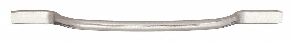 Pull Handle: Weld-On, Stainless Steel, Silver, 0.5 in, 2 in Projection