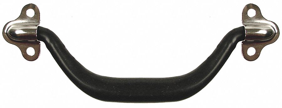Folding Pull Handle Black Steel