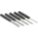DRIVE PIN PUNCH SET, ⅛ IN/⅜ IN TIP DIA, 8 IN OVERALL L, 5 PIECES, STEEL, ⅛ TO⅜ IN, SAE