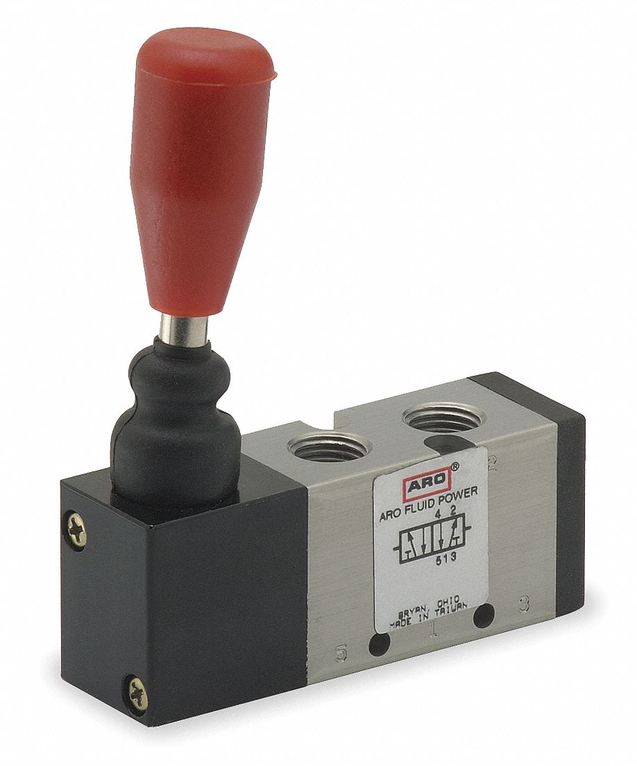 ARO 1/4" Manual Air Control Valve 4LB43M212LSR Grainger