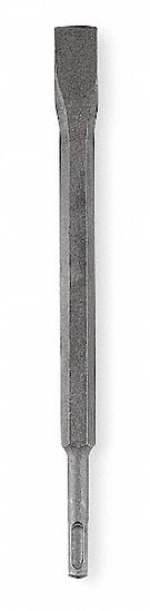 TRÉPAN TRANCHANT, TÊTE 3/4 PO LA, 10 PO LO, TIGE 25/64 PO DIA, TIGE HEXAGONALE 25/64 PO