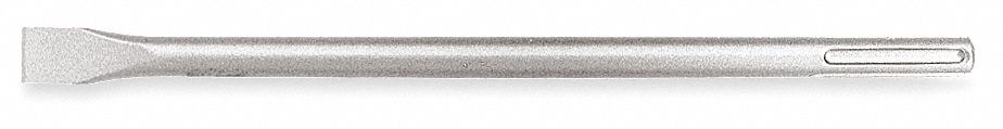 CHISEL BIT, 1 IN HEAD W, 16 IN L, 45/64 IN SHANK DIAMETER, 45/64 IN SHANK HEX