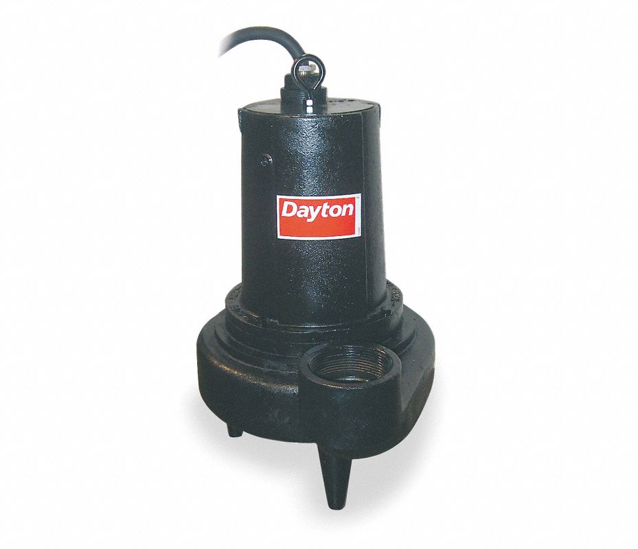 DAYTON Bomba,230V,3/4HP,8A,10 gpm,Polietileno - Bombas Sumergibles para  Pozos - 1LZU7