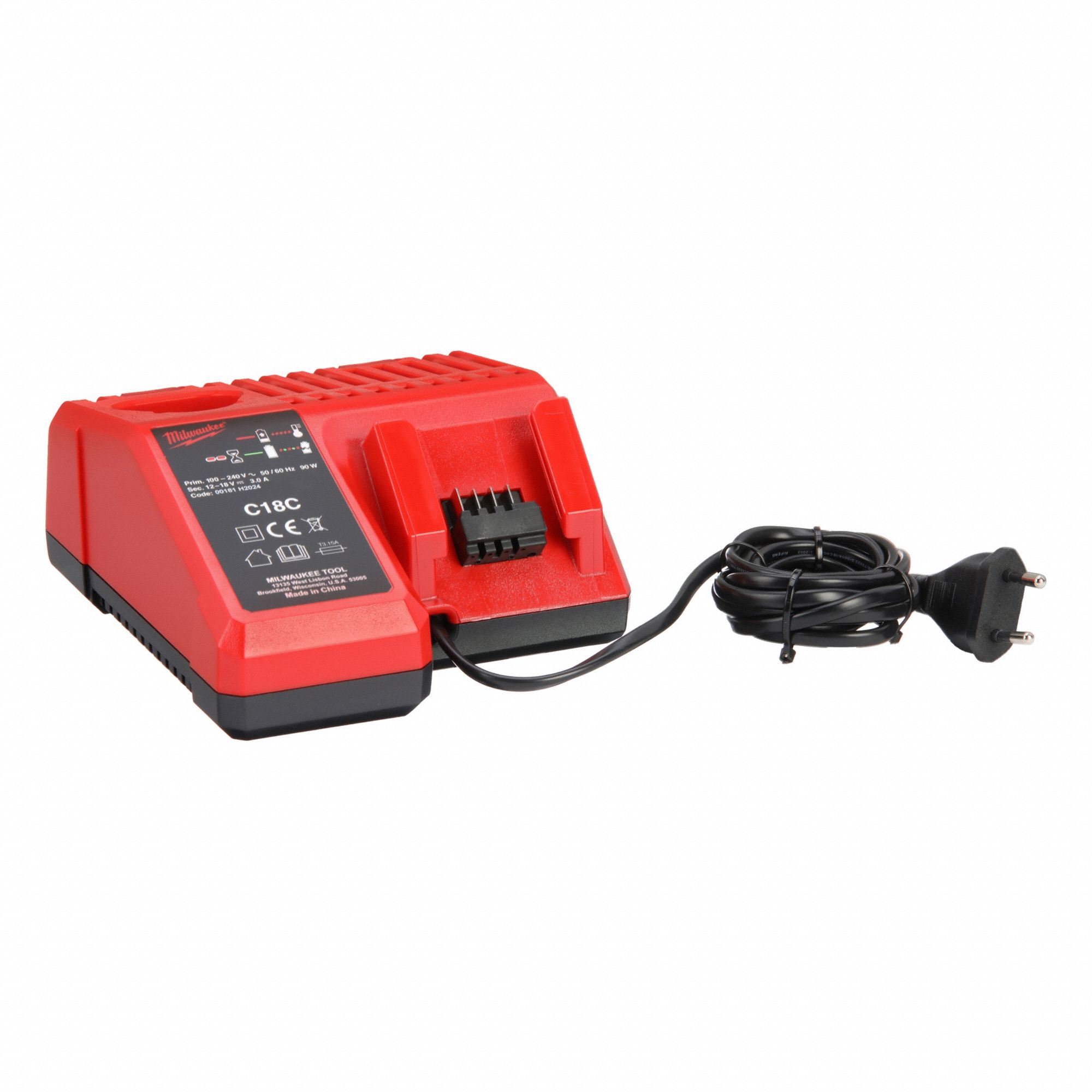 Battery Charger: Single-Port Charging, For 18V DC, 220V AC