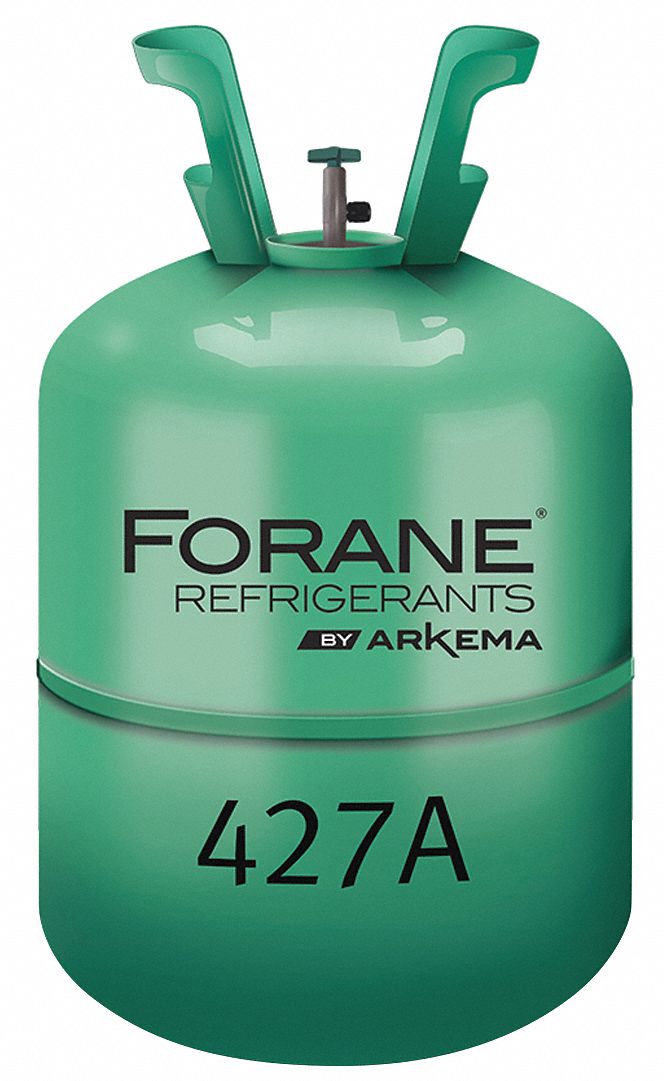 Refrigerant: R-427A, 25 lb Container Size, Green, Cylinder