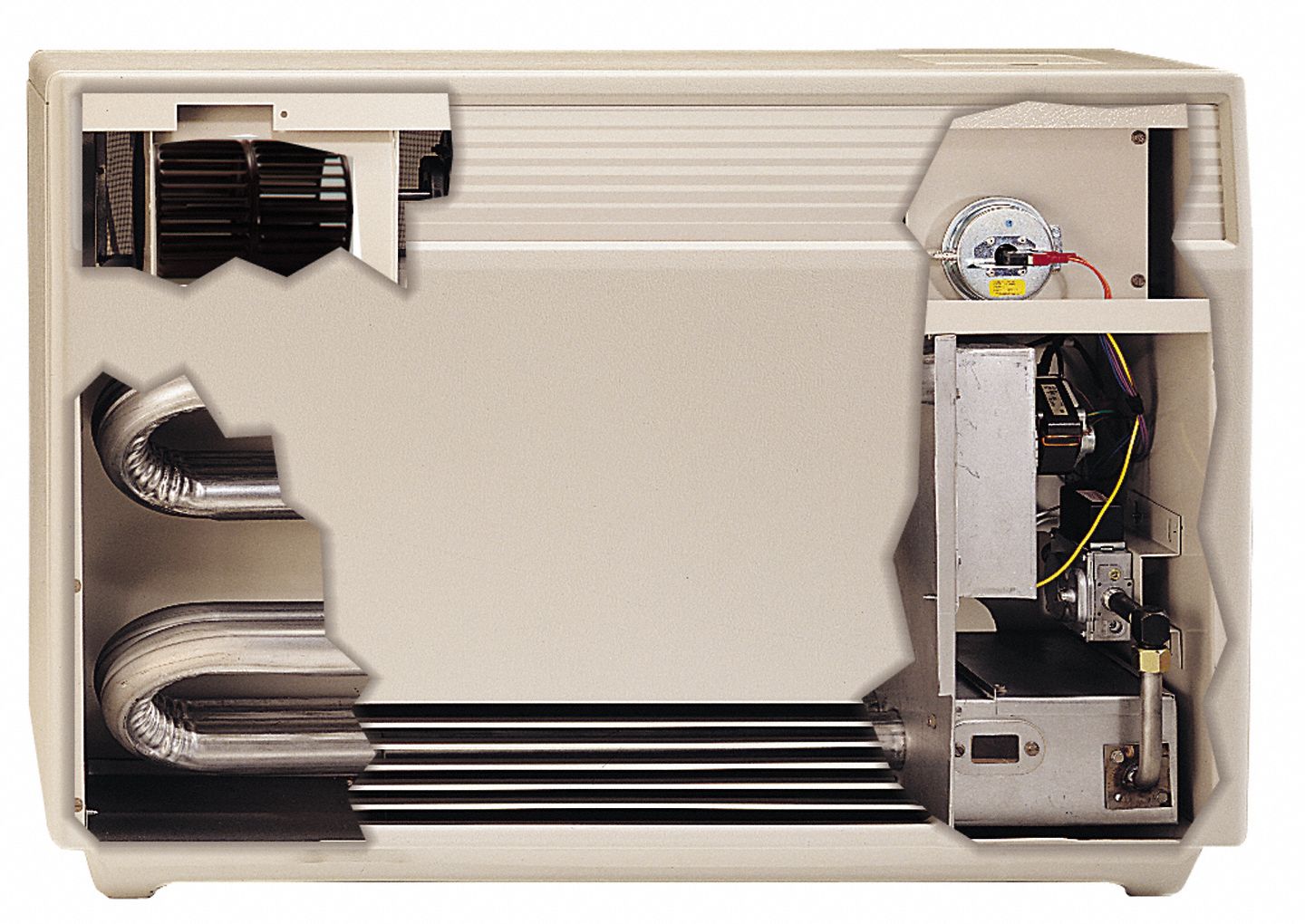 EMPIRE FreeStanding Vented Gas Floor Heater, Natural Gas, 26 in x 37