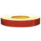 REFLECTIVE TAPE,W 1 IN, L 50 YD,RED