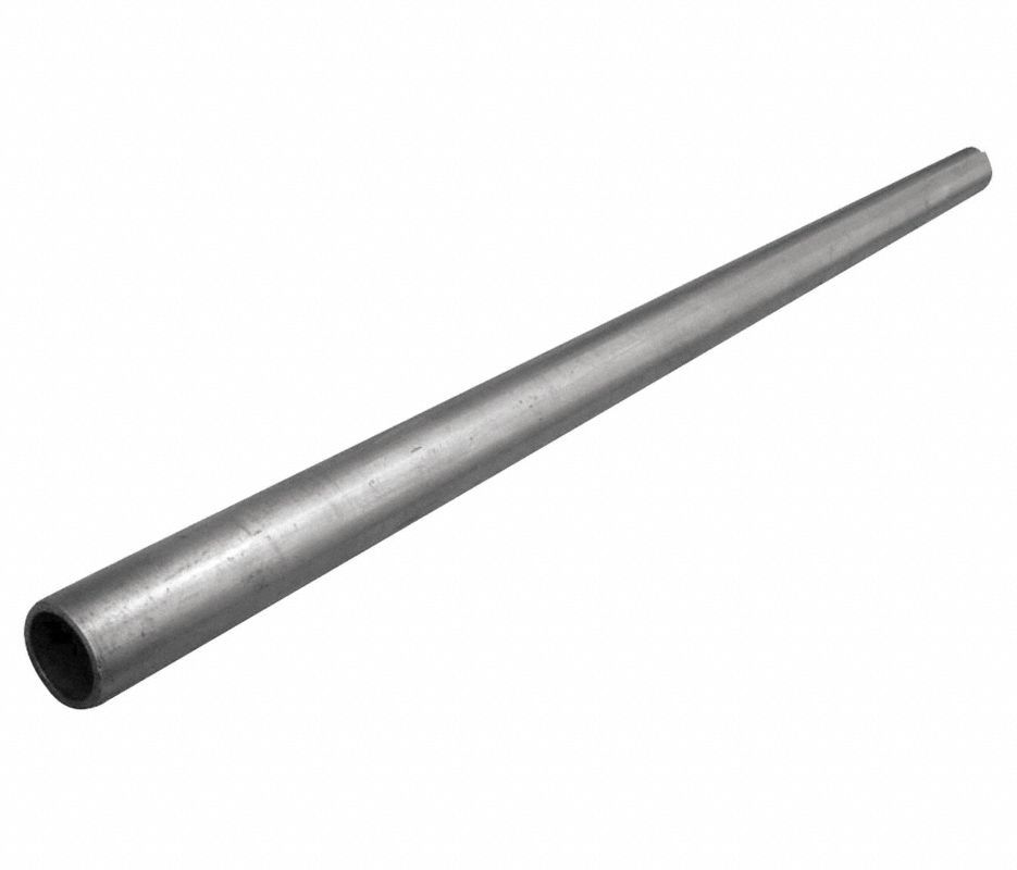 Pipe: 304 Stainless Steel, 2 in Nominal Pipe Size, 10 ft Overall Lg, Unthreaded, Schedule 80