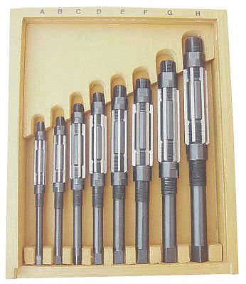 4LGU3 - Adjustable Hand Reamer Set HSS 8 Pcs