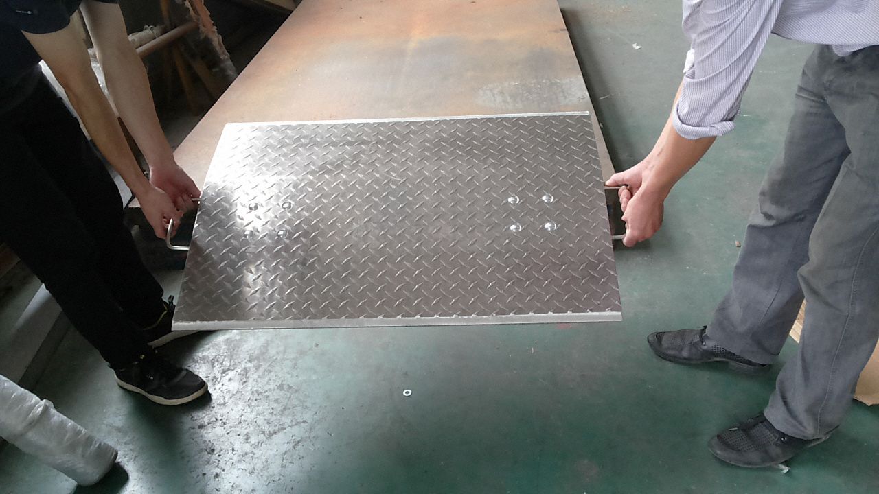 GRAINGER APPROVED 24 InL X 36 InW Aluminum Dock Plate; Load Capacity ...