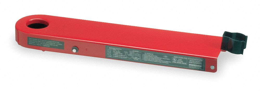 Fire Hose Pin Rack Red