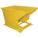 SELF DUMPING HOPPER, STANDARD, STEEL, LEVER, YELLOW, MEDIUM DUTY