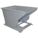 SELF DUMPING HOPPER, STANDARD, STEEL, LEVER, GREY, MEDIUM DUTY