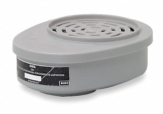 RESPIRATOR CARTRIDGE, BLACK, BAYONET, ORGANIC VAPOUR(GMA), R95/N95, NIOSH, 2PK