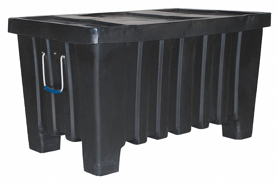 MYTON INDUSTRIES, 8.7 cu ft, 43 in x 26 1/2 in x 24 in, Bulk Container ...