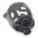 FACEPIECE ASSEMBLY, M, HYCAR RUBBER/POLYURETHANE, BLACK, 6-POINT, NIOSH
