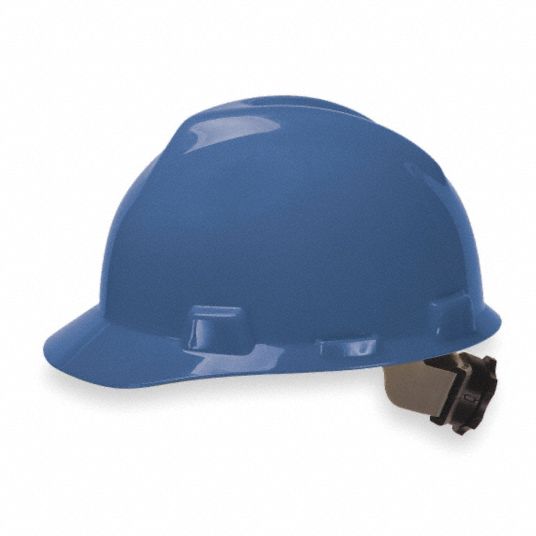 MSA Front Brim, Hard Hat, Type 1, Class E ANSI Classification, Ratchet (4-Point) - - Grainger