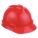 SLOTTED CAP, CSA, TYPE 1, CLASS E, PE, 4-PT FAS-TRAC III RATCHET, FRONT BRIM, RED