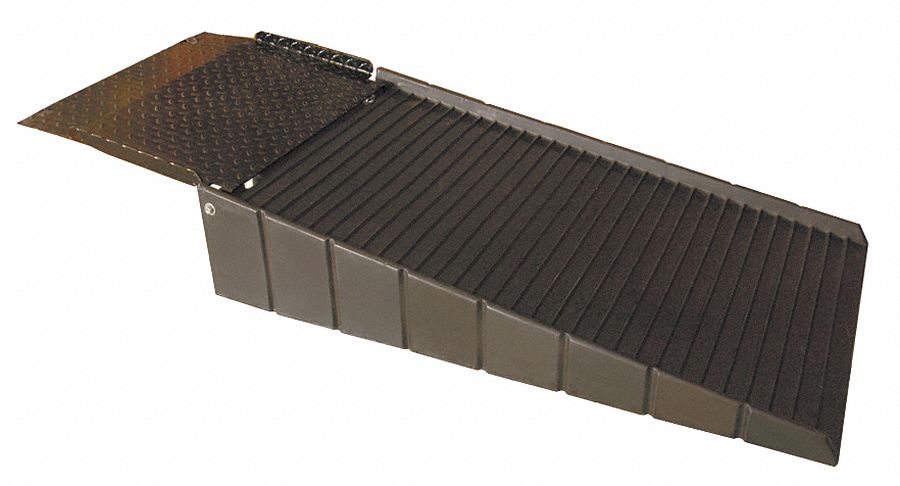 SPILL PALLET RAMP, 700 LB LOAD CAPACITY, 68½ X 28½ X 12 IN, BLACK