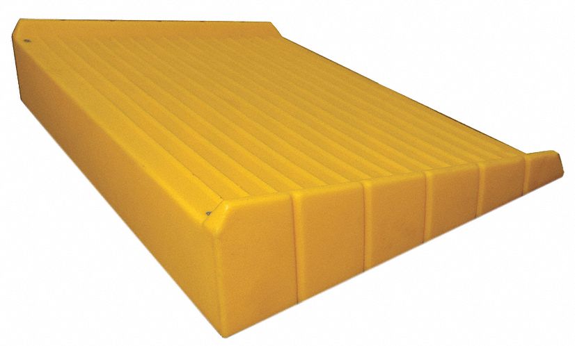 SPILL PALLET RAMP, 600 LB LOAD CAPACITY, 24 X 32 X 5¾ IN, YELLOW