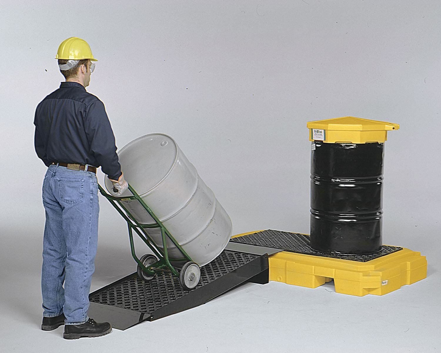 Ultratech Drum Spill Containment Pallet For 2 Drums 66 Gal Spill Capacity 4500 Lb Load 2321