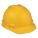 SLOTTED CAP, CSA, TYPE 1, CLASS E, PE, 4-PT STAZ-ON PINLOCK, FRONT BRIM, YELLOW